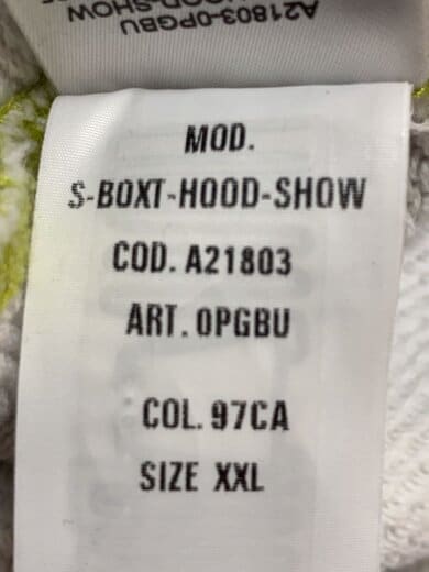 商品画像：S-BOXT-HOOD-SHOW/XXL/コットン/SLV/S-BOXT-HOOD-SHOW 4