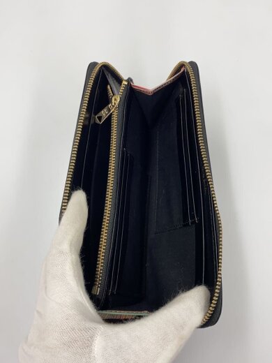 商品画像：長財布/レザー/BLK/無地/メンズ/BPS566// 4