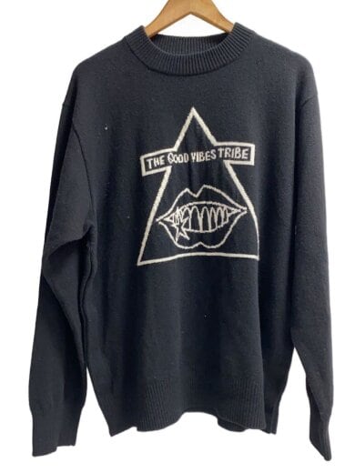 商品画像：Gonz Wool Knit Sweater/ニット・セーター(薄手)/ウール/BLK/24-03529M// 1