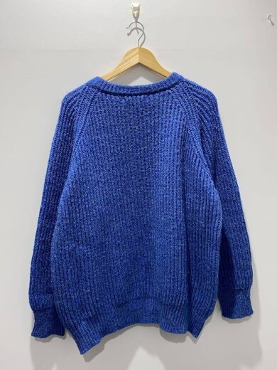 商品画像：CAMBRIAN/80s-90s/フィッシャーマンニット/ウール/BLU 2