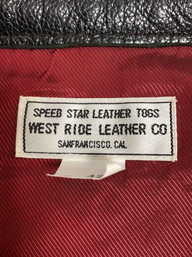 商品画像：レザージャケット・ブルゾン/42/山羊革/BLK 3