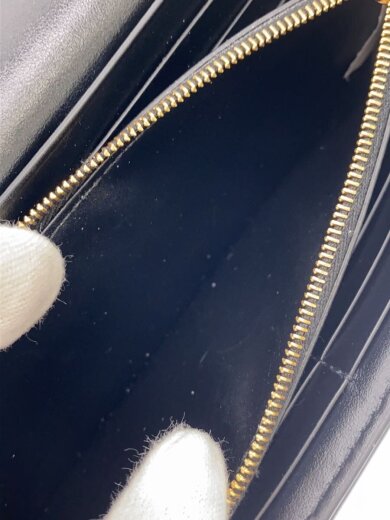 商品画像：カセットラージフラップウォレット/牛革/BLK/レディース 5