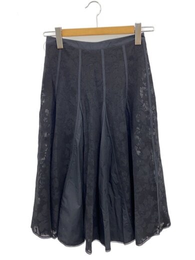 商品画像：ボンディングレースゴディット/ロングスカート/コットン/BLK/P231-35009FBL 1