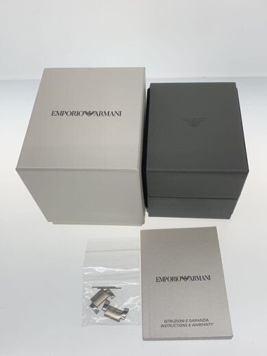 商品画像：クォーツ腕時計/クロノグラフ/アナログ/ステンレス/BLK/SLV/SS/AR-2460 6