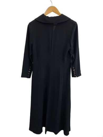 商品画像：多釦シャツワンピース/M/ポリエステル/BLK/ID-D22-552 2