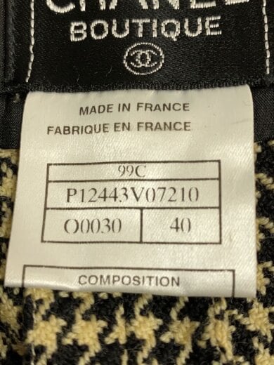 商品画像：ロングスカート/40/ウール/ベージュ/千鳥格子/P12443V07210 5