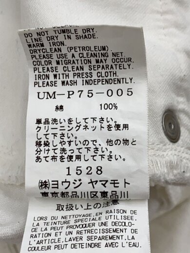 商品画像：ボトム/3/コットン/WHT/UM-P75-005// 5