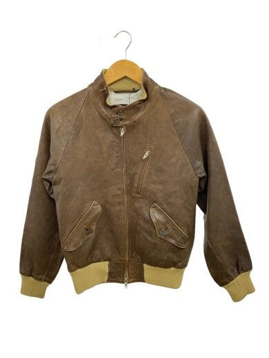 商品画像：レザージャケット・ブルゾン/S/羊革/BRW/1225-149-2270 1