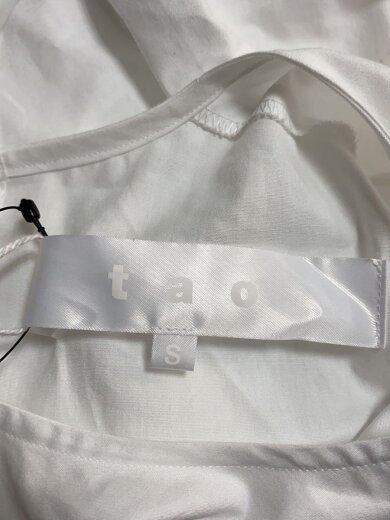 商品画像：25SS/Puff Sleeve Dress/S/コットン/WHT/無地/TO-O015 3