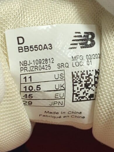 商品画像：Aime Leon Dore/550/ローカットスニーカー/29cm/WHT/レザー/BB550A3 5