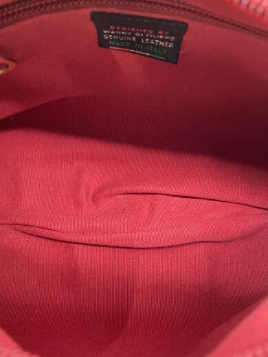 商品画像：ショルダーバッグ/牛革/レッド 6