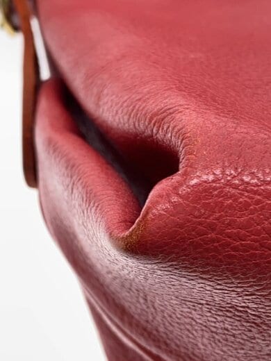 商品画像：ショルダーバッグ/牛革/レッド 8