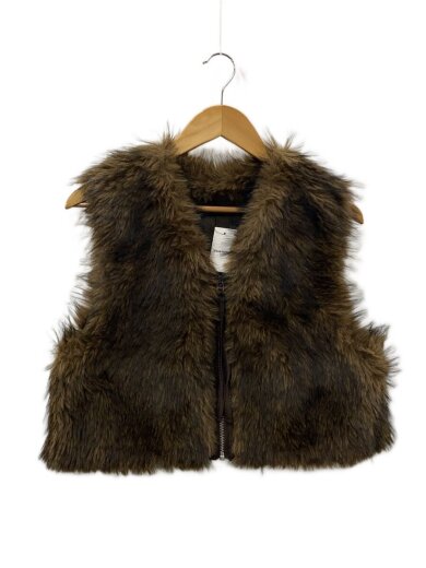 商品画像：Fur Vest/FREE/ポリエステル/BRW/21252215202 1