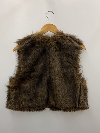 商品画像：Fur Vest/FREE/ポリエステル/BRW/21252215202 2