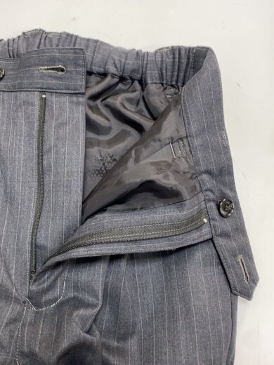 商品画像：2TUCK WIDE PINSTRIPE PANTS/3/ポリエステル/GRY/ストライプ/10230801-1// 3