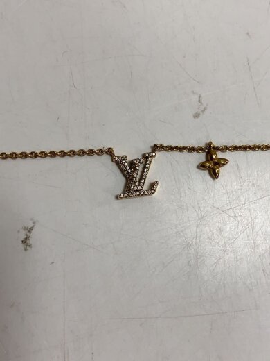 商品画像：コリエ LV アイコニック/ネックレス/ラインストーン/GLD/トップ有/レディース/M00596// 3