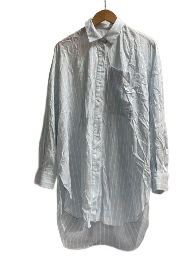 商品画像：LIGHT DODDY STRIPE 3D SLIT/38/コットン/BLU/ストライプ/300JS230-0171// 1