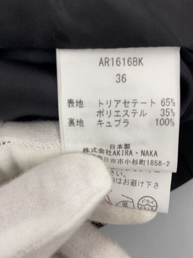 商品画像：ノースリーブブラウス/36/ポリエステル/BLK/無地/AR1616BK// 4