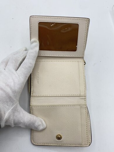 商品画像：スモールトライフォールドウォレット/3つ折り財布/レザー/CRM/レディース/F37968 4