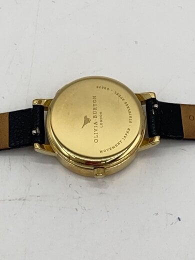 商品画像：クォーツ腕時計/アナログ/レザー/WHT/BLK 3