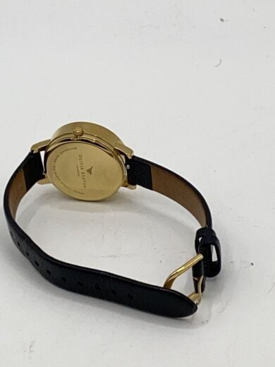 商品画像：クォーツ腕時計/アナログ/レザー/WHT/BLK 4