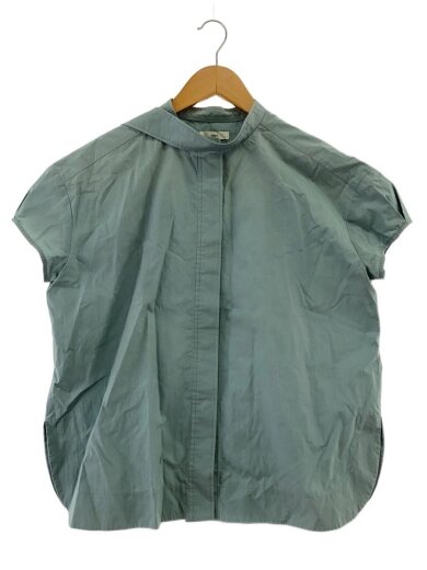 商品画像：半袖ブラウス/36/コットン/BLU/YR2021-057SM/リボンタイデザインブラウス 1