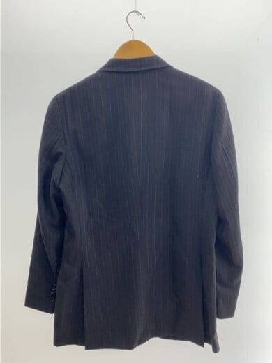 商品画像：テーラードジャケット/M/ウール/BLK/ストライプ/FM-ST-48719 2