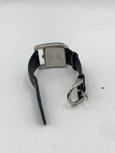 商品画像：クォーツ腕時計/アナログ/レザー/WHT/BLK 4