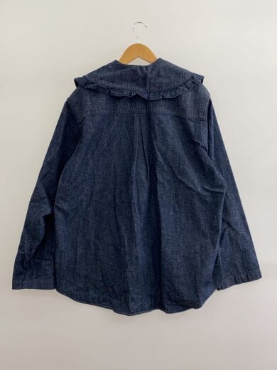 商品画像：長袖ブラウス/one/コットン/NVY/21202724 2