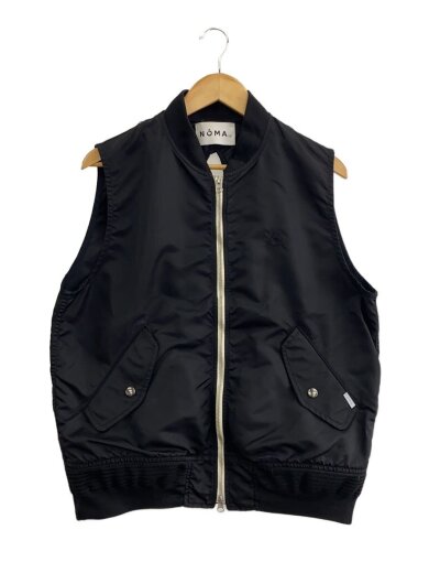 商品画像：ナイロンベスト/2/ナイロン/BLK/N33-VE01 1