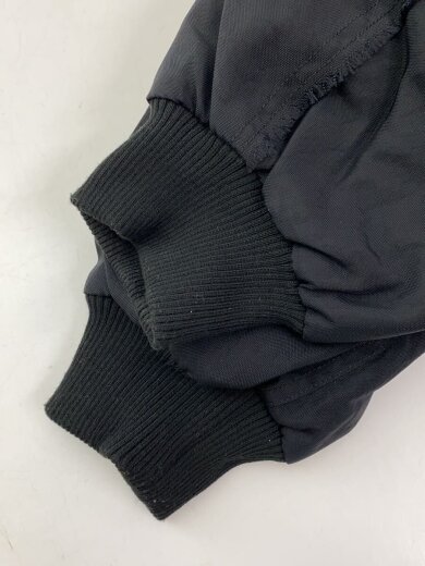 商品画像：HIGH COLLAR RAW EDGE MILLITARY BOMBER/ブルゾン/M/ナイロン/BLK 5