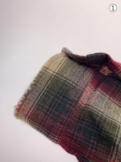 商品画像：長袖シャツ/XL/ウール/マルチカラー/チェック 5