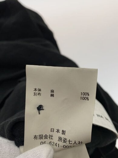 商品画像：長袖シャツ/XXL/リネン/BLK/4499// 5