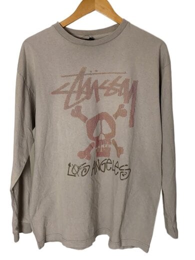 商品画像：長袖Tシャツ/L/コットン/BEG 1