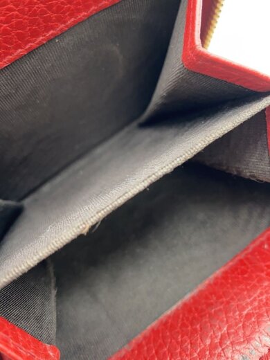 商品画像：2つ折り財布/--/RED/総柄/レディース/346056 6