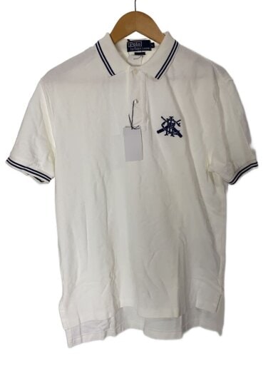 商品画像：ポロシャツ/L/コットン/WHT/KK-RL-HM-0293 1