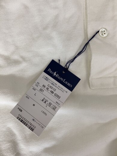 商品画像：ポロシャツ/L/コットン/WHT/KK-RL-HM-0293 7