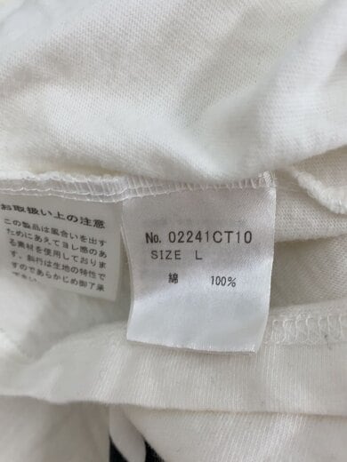 商品画像：Tシャツ/L/コットン/WHT/02241CT10 4