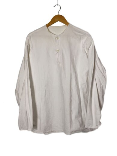 商品画像：長袖シャツ/スリーピングシャツ/sleeping shirt/WHT 1