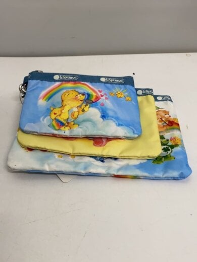 商品画像：ポーチ/ポリエステル/マルチカラー/×CareBears/WRISTLET POUCH SET 4