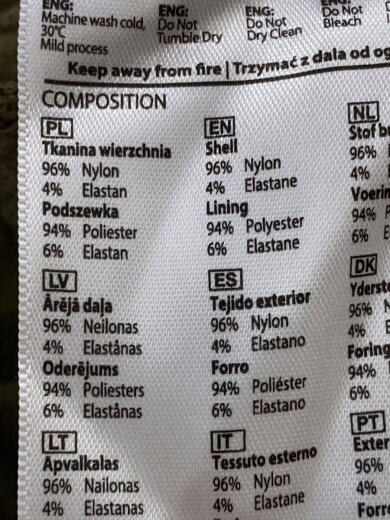 商品画像：フリースジャケット/M/ナイロン/カーキ/EUSサイズ 4