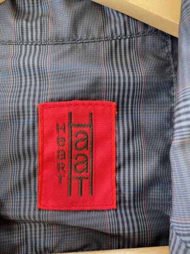 画像：HaaTテーラードジャケット/2/ポリエステル/GRY/チェック/ha61fd6003