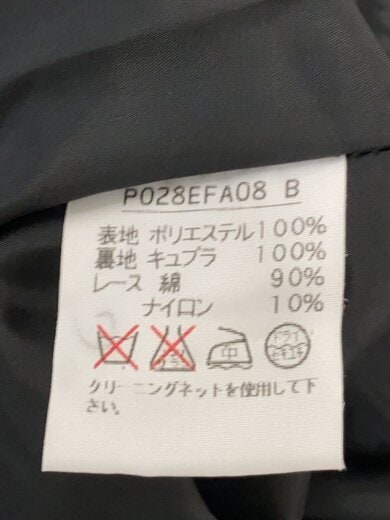 商品画像：長袖ワンピース/--/ポリエステル/BLK/ドット/P028EFA08 4