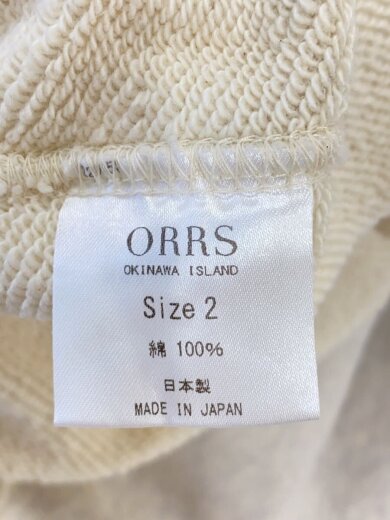 商品画像：ORRS/パーカー/2/コットン/IVO/無地 4