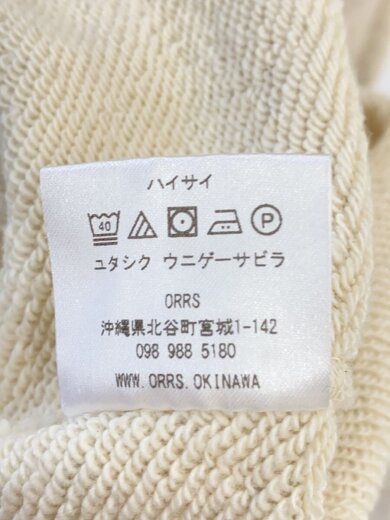 商品画像：ORRS/パーカー/2/コットン/IVO/無地 5