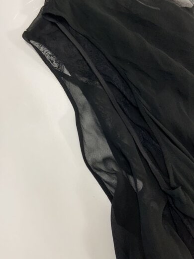 商品画像：ノースリーブワンピース/2/シルク/BLK/RE-D70-838 5