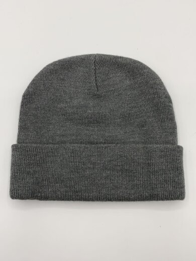 商品画像：ニットキャップ/--/アクリル/GRY/無地/メンズ 2