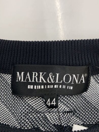 商品画像：ニット・セーター(薄手)/44/ポリエステル/BLK/総柄/MCM-2C-AB52 3