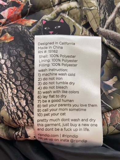 商品画像：ダウンジャケット/S/ポリエステル/GRN/総柄 4