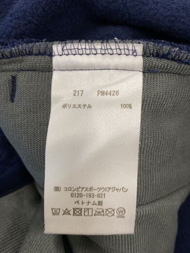 商品画像：フリースジャケット/M/ポリエステル/NVY/無地/217 PM4426 4